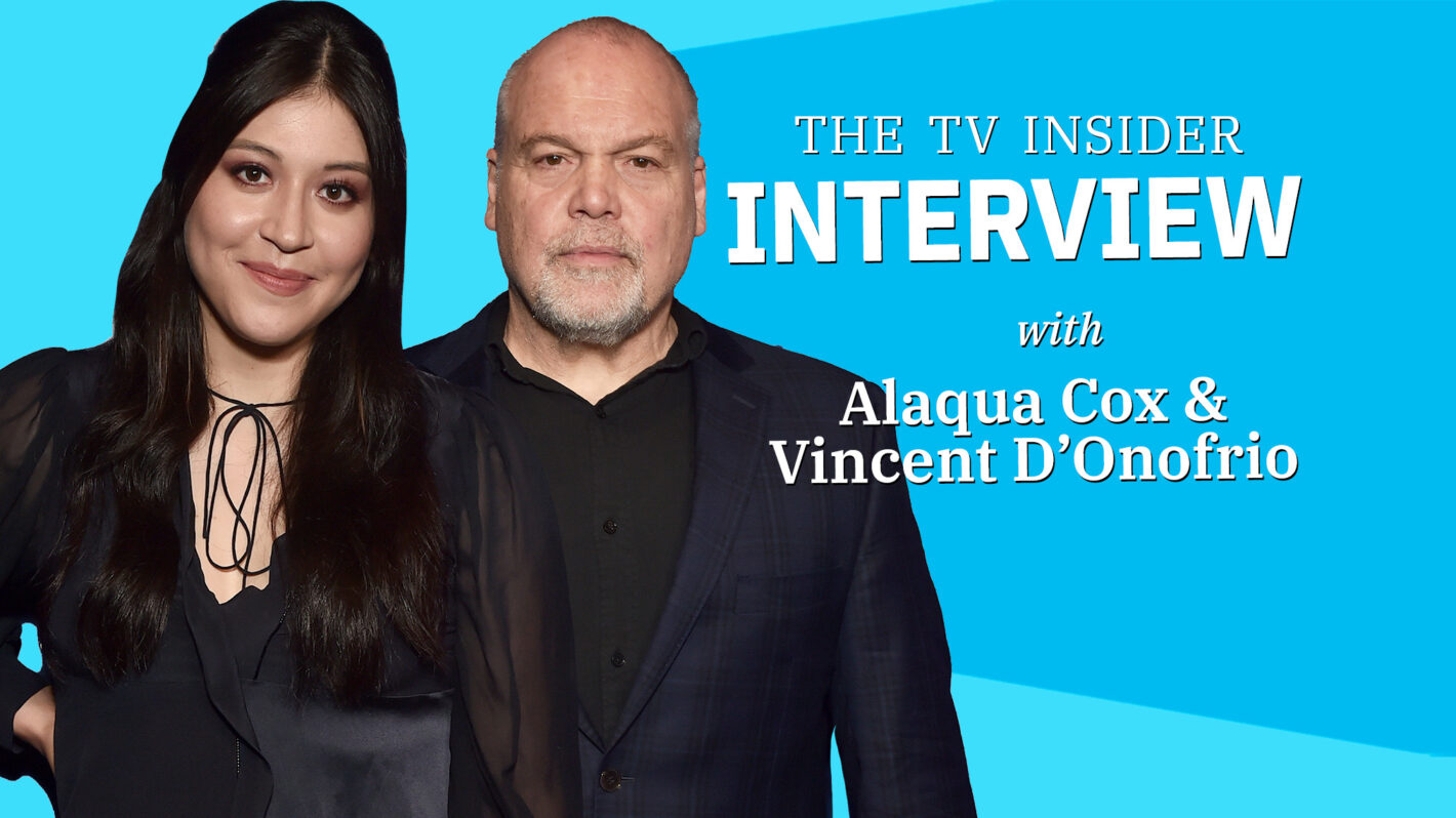Alaqua Cox and Vincent D’Onofrio in TV Insider interview